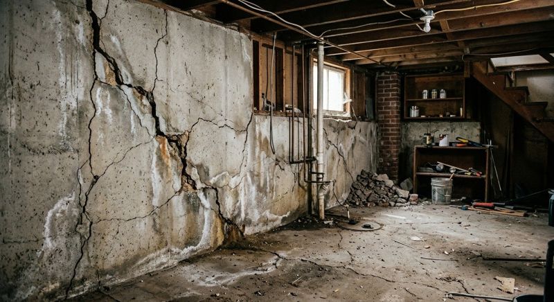 Basement Crack Repair in Old Lyme, CT