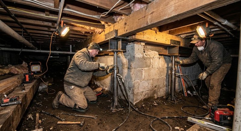 Basement Foundation Repair in Gales Ferry, CT