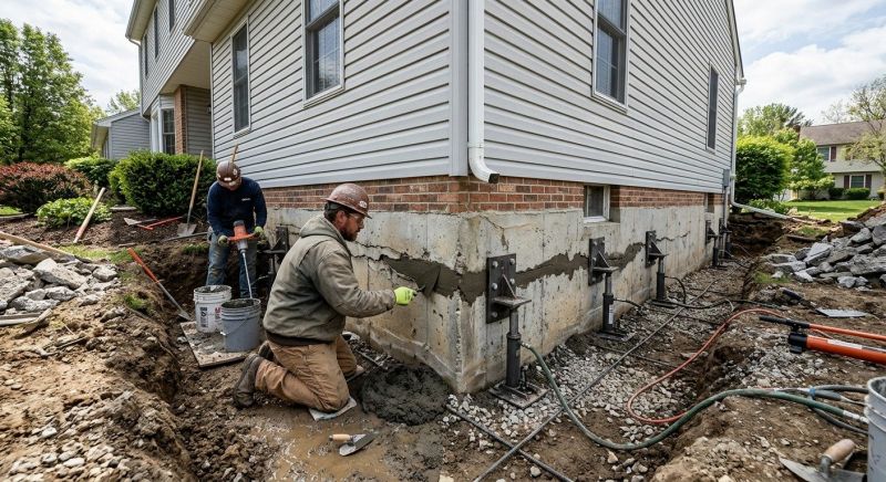 Basement Foundation Repair in Mystic, CT