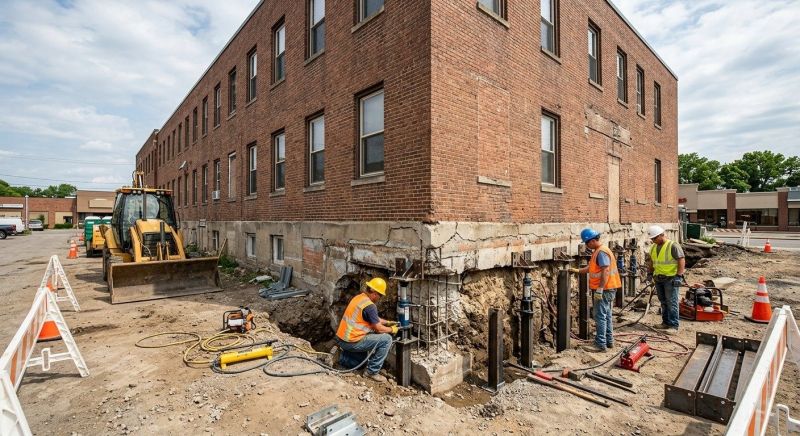 Commercial Foundation Repair in Old Lyme, CT