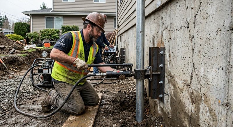 Concrete Foundation Leveling in Mystic, CT