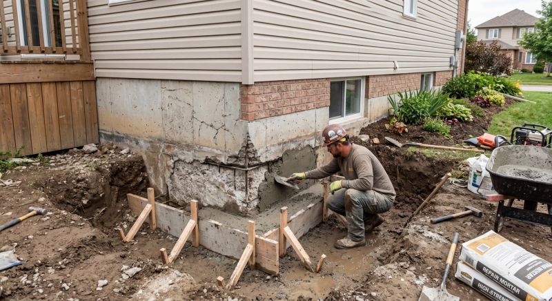Concrete Foundation Repair in Colchester, CT