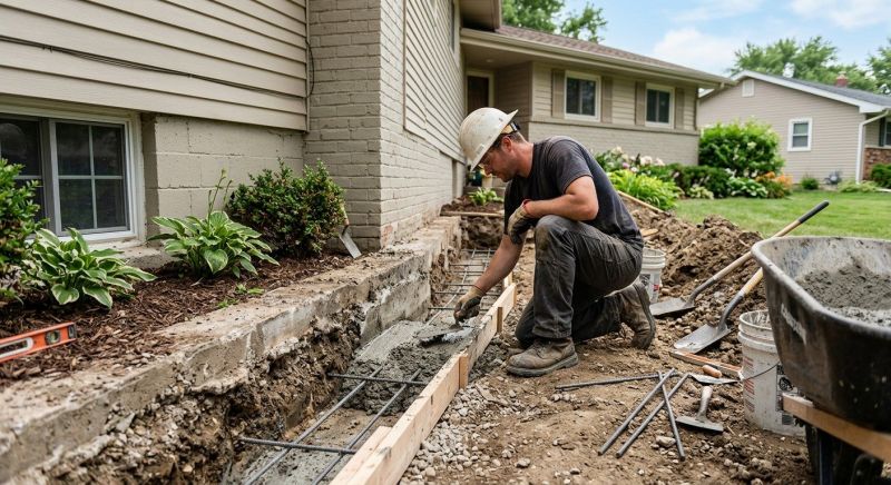 Concrete Foundation Repair in East Hampton, CT