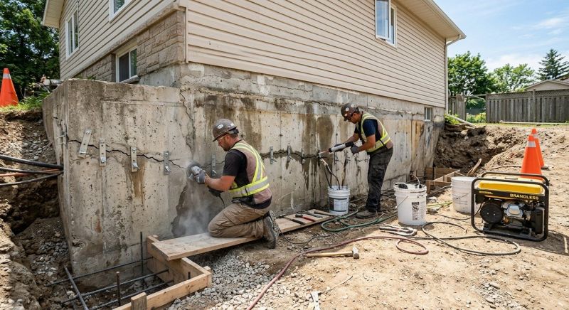 Concrete Foundation Repair in Madison, CT