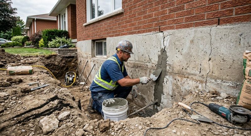 Concrete Foundation Repair in New London, CT