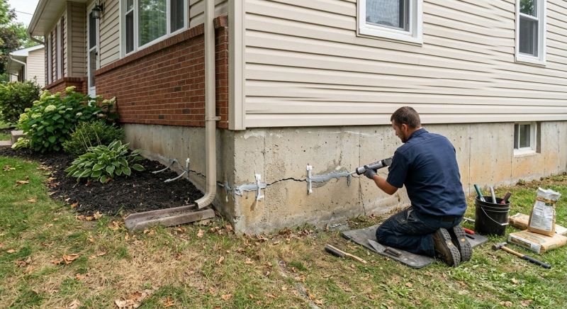 Cracked Foundation Repair in Westbrook, CT