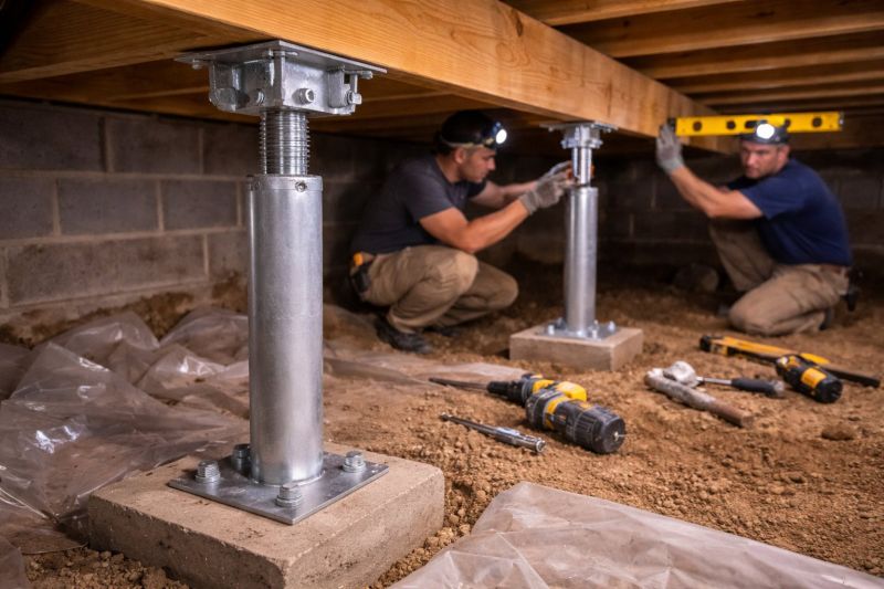 Crawlspace Structural Repair in Old Lyme, CT