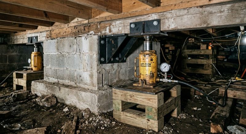 Foundation Jacking in East Haddam, CT