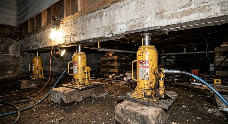 Foundation Jacking in East Lyme, CT