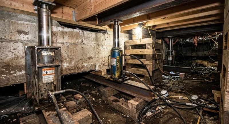 Foundation Jacking in Guilford, CT