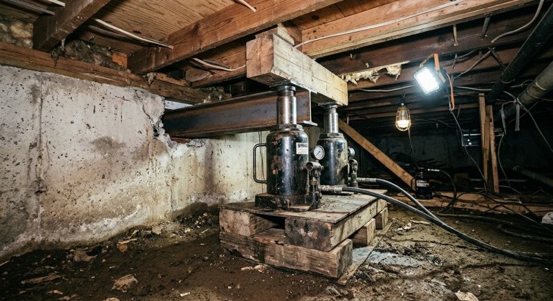 Foundation Jacking in Guilford, CT