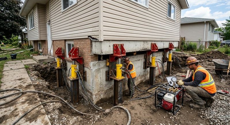 Foundation Lifting in Niantic, CT