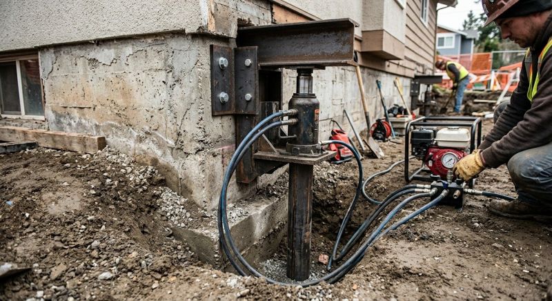 Foundation Lifting in North Stonington, CT