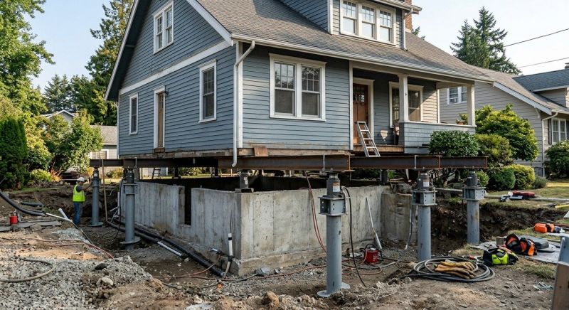 Foundation Raising in Gales Ferry, CT