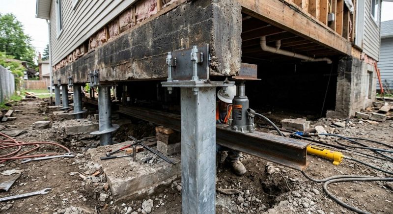 Foundation Raising in Stonington, CT