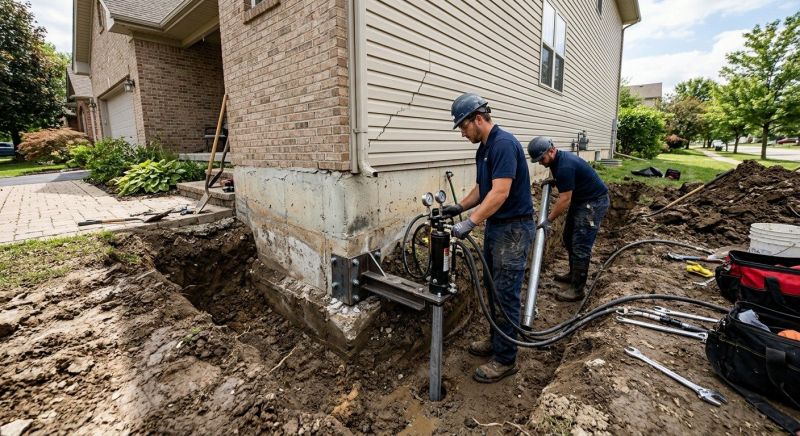 Foundation Settlement Repair in Old Lyme, CT
