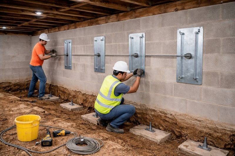 Foundation Stabilizing in Old Lyme, CT