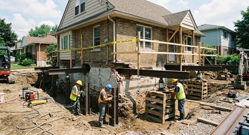 House Foundation Repair in Clinton, CT