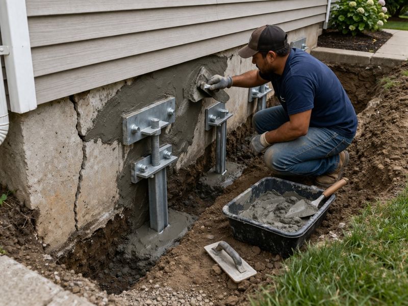 House Foundation Repair in Groton, CT