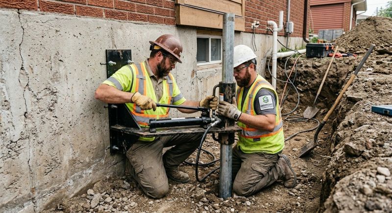 Settling Foundation Service in East Haddam, CT