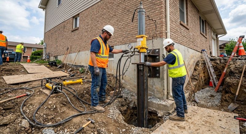 Settling Foundation Service in Gales Ferry, CT