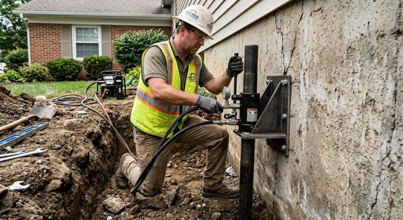 Settling Foundation Service in Norwich, CT